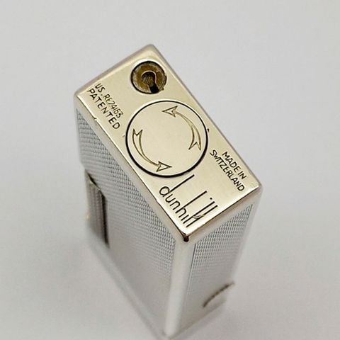 Bật Lửa Dunhill Bọc Bạc Vân Kim Cương DH137