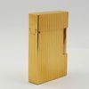 Bật Lửa Dupont Ligne2 Bọc Vàng Vân Sọc Dưa 2 Lỗ Phom Thấp DP166