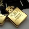 Bật Lửa Zippo Đồng Khối Solid Brass Chủ Đề Jack Daniels Chu Niên 1932 - 1992 ZL731