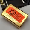 Bật Lửa Zippo Đồng Khối Gold Plated Mạ Vàng Chủ Đề Camel Đời XII La Mã 1996 ZL733