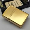 Bật Lửa Zippo Đồng Khối Solid Brass Trơn Bóng Đời IX La Mã 1993 ZL734