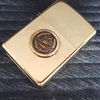 BẬT LỬA ZIPPO BRASS EMBLEM LOGO KỶ NIỆM 60 NĂM THÀNH LẬP HÃNG NĂM 2008 Z93