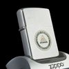 Bật Lửa Zippo Cổ Đồng Khối Mạ Chrome Phay Xước Khắc Ăn Mòn Phủ Sơn Năm 1969 Đời 5 Vạch Thẳng ZC107