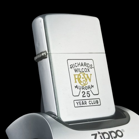 Bật Lửa Zippo Cổ Đồng Khối Mạ Chrome Phay Xước Khắc Ăn Mòn Phủ Sơn Năm 1952 Mộc Đáy 3 Hàng Chữ ZC114