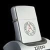 Bật Lửa Zippo Cổ Đồng Khối Mạ Chrome Phay Xước Khắc Ăn Mòn Phủ Sơn Năm 1969 Đời 5 Vạch Thẳng ZC124