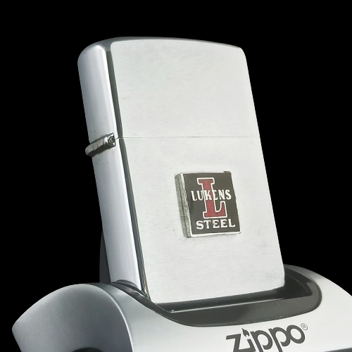 Bật Lửa Zippo Cổ Đồng Khối Mạ Chrome Phay Xước Khắc Ăn Mòn Phủ Sơn Năm 1974 Đời 8 Vạch Sắc ZC130