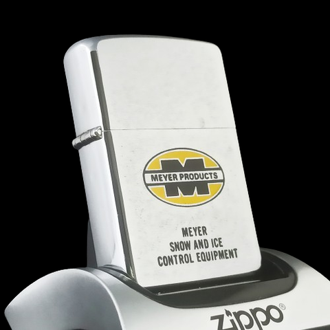 Bật Lửa Zippo Cổ Đồng Khối Mạ Chrome Phay Xước Khắc Ăn Mòn Phủ Sơn Năm 1970 Đời 4 Vạch Thẳng ZC133
