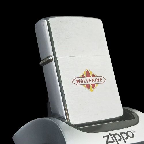 Bật Lửa Zippo Cổ Đồng Khối Mạ Chrome Phay Xước Khắc Ăn Mòn Phủ Sơn Năm 1972 Đời 2 Vạch Thẳng ZC134