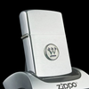 Bật Lửa Zippo Cổ Đồng Khối Mạ Chrome Phay Xước Emblem Đẹp Lạ Đời 4 Chấm Năm 1962 ZC138