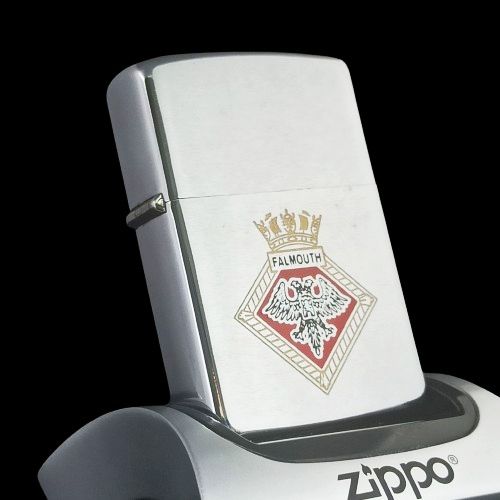 Bật Lửa Zippo Cổ Đồng Khối Mạ Chrome Phay Xước Khắc Ắn Mòn Phủ Sơn Đời 3 Vạch Thẳng Năm 1971 ZC146
