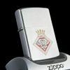 Bật Lửa Zippo Cổ Đồng Khối Mạ Chrome Phay Xước Khắc Ắn Mòn Phủ Sơn Đời 3 Vạch Thẳng Năm 1971 ZC146