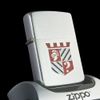 Bật Lửa Zippo Cổ Đồng Khối Mạ Chrome Phay Xước Ăn Mòn Phủ Sơn Chính Hãng Đời 8 Vạch Săc Năm 1966 ZC156