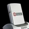 Bật Lửa Zippo Cổ Đồng Khối Mạ Chrome Phay Xước Ăn Mòn Phủ Sơn Chính Hãng Đời 8 Vạch Săc Năm 1966 ZC158