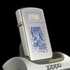 Bật Lửa Zippo Slim Cổ Đồng Khối Mạ Chrome Bóng HP Ăn Mòn Phủ Sơn Chính Hãng Đời 7 Vạch Sắc Năm 1975 ZC162