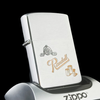 Bật Lửa Zippo Cổ Đồng Khối Mạ Chrome Phay Xước Khắc Ắn Mòn Phủ Sơn, Đời 1 Chấm Năm 1965 ZC174