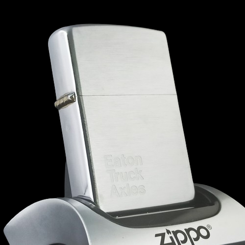 Bật Lửa Zippo Cổ Đồng Khối Mạ Chrome Phay Xước Khắc Ắn Mòn Nguyên Zin Chính Hãng, Đời 6 Vạch Sắc Năm 1976 ZC188