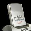 Bật Lửa Zippo Cổ Đồng Khối Mạ Chrome Bóng HP Khắc Ắn Mòn Chủ Đề Tầu Chiến Nguyên Zin Chính Hãng Cực Hiếm, Đời 8 Vạch Thẳng Năm 1966 ZC199