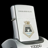 Bật Lửa Zippo Cổ Đồng Khối Mạ Chrome Phay Xước Khắc Ắn Mòn Phủ Sơn Chủ Đề Nguyên Zin Chính Hãng Cực Hiếm, Đời 8 Vạch Huyền Năm 1982 ZC206