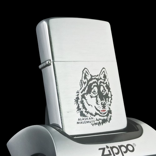 Bật Lửa Zippo Cổ Đồng Khối Mạ Chrome Phay Xước Khắc Ăn Mòn Phủ Sơn Năm 1978 Đời 4 Vạch Sắc ZC252