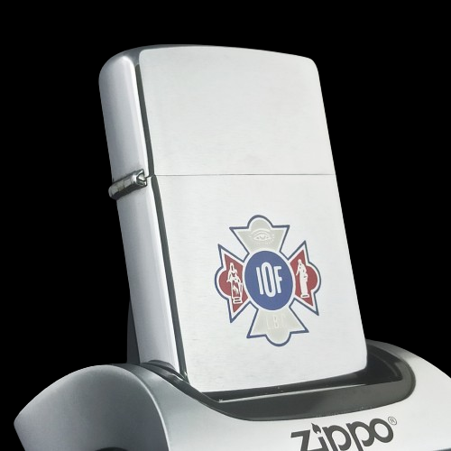 Bật Lửa Zippo Cổ Đồng Khối Mạ Chrome Phay Xước Khắc Ăn Mòn Phủ Sơn Chủ Đề Hiếm Gặp Năm 1978 Đời 4 Vạch Sắc ZC281