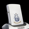 Bật Lửa Zippo Cổ Đồng Khối Mạ Chrome Phay Xước Khắc Ăn Mòn Phủ Sơn Chủ Đề Hiếm Gặp Năm 1985 Đời 5 Vạch Huyền ZC282