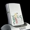 Bật Lửa Zippo Cổ Đồng Khối Mạ Chrome Phay Xước Khắc Ăn Mòn Phủ Sơn Golf Hiếm Gặp Năm 1980 Đời 2 Vạch Sắc ZC299