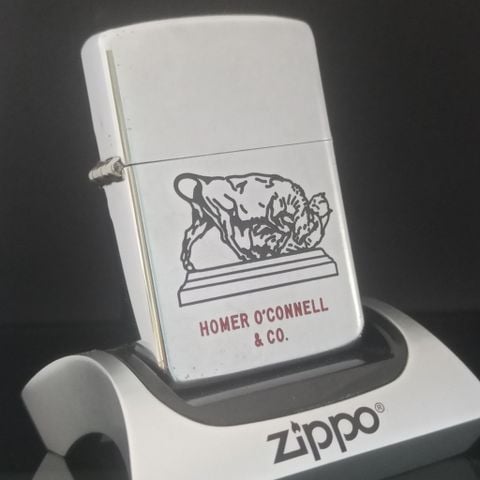 Bật Lửa Zippo Cổ Vỏ Thép Mạ Chrome Phay Xước Ăn Mòn Phủ Sơn Chính Hãng Đời Mộc Đáy 3 Hàng Chữ Năm 1953 ZCU40