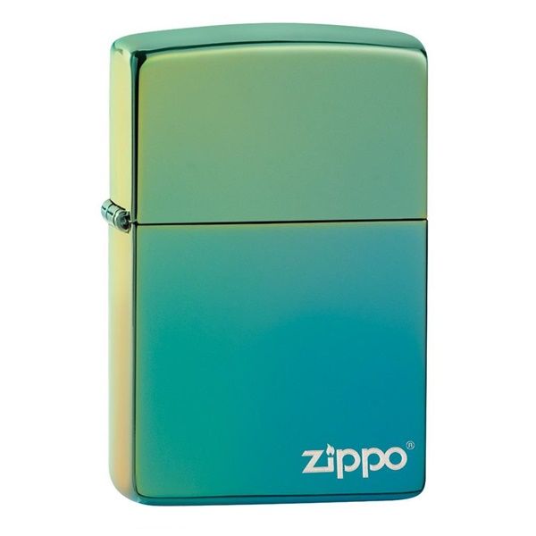 Zippo Classic High Polish Teal Zippo Logo-49191ZL Mã Sản Phẩm ZM91