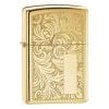 BẬT LỬA ZIPPO VENETIAN HOA VĂN Ý CỔ ĐIỂN BRASS Z39