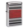 BẬT LỬA ZIPPO CHROME BÓNG VÂN GỖ NỔI DÀNH RIÊNG HÚT TẨU PIPE Z124