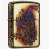 BẬT LỬA ZIPPO XUẤT NHẬT KHẢM TRAI HÌNH RỒNG - ZN76