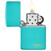 Zippo Classic Flat Turquoise Zippo Logo- 49454ZL Mã Sản Phẩm ZM14