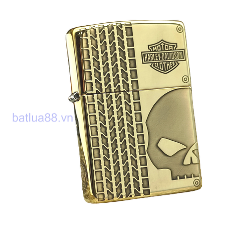 BẬT LỬA ZIPPO HARLAY ĐẦU LÂU 4 MẶT ZKB35