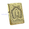 BẬT LỬA ZIPPO BRASS ĐỒNG KHỐI PHẬT TỔ NHƯ LAI VÂN MÂY - ZKB65