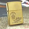 BẬT LỬA ZIPPO BRASS TẦU CHIẾN ĐỜI XIV LA MÃ NĂM 1998 ZL104