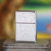 BẬT LỬA ZIPPO CHROME BÓNG CHỦ ĐỀ HỌA TIẾT AI CẬP BẢN XUẤT CHÂU ÂU ĐỜI XIV NĂM 1998 ZL121