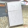BẬT LỬA ZIPPO CHROME BÓNG CHỦ ĐỀ HỌA TIẾT AI CẬP BẢN XUẤT CHÂU ÂU ĐỜI XIV NĂM 1998 ZL121