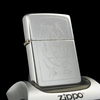 BẬT LỬA ZIPPO CHROME BÓNG CHỦ ĐỀ HỌA TIẾT AI CẬP BẢN XUẤT CHÂU ÂU ĐỜI XIV NĂM 1998 ZL121