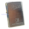 BẬT LỬA ZIPPO CHROME CHỦ ĐỀ WEST ĐỜI XV NĂM 1999 ZL127