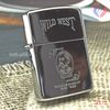 BẬT LỬA ZIPPO CHROME BÓNG CHỦ ĐỀ WILD WEST SÚNG CÔN ĐỜI VIII NĂM 1992 ZL12