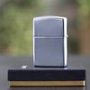 BẬT LỬA ZIPPO CHROME BÓNG CHỦ ĐỀ WILD WEST MŨ DÂY CAO BỒI ĐỜI XI NĂM 1995 ZL13