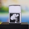 BẬT LỬA ZIPPO CHROME BÓNG CHỦ ĐỀ CHIẾN BINH ĐẦU LÂU BẢN XUẤT CHÂU ÂU ĐỜI XIII NĂM 1997 ZL131