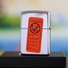 BẬT LỬA ZIPPO CHROME BÓNG CHỦ ĐỀ CHIẾN BINH ĐẦU LÂU BẢN XUẤT CHÂU ÂU ĐỜI XIII NĂM 1997 ZL131