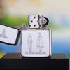 BẬT LỬA ZIPPO CHROME BÓNG CHỦ ĐỀ QUÂN CHỦNG HOA KỲ ĐỜI VII NĂM 1991 ZL136