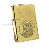 BẬT LỬA ZIPPO BRASS MẠ VÀNG CHÂN DUNG ĐẠI BÀNG ĐỜI XI NĂM 1995 ZL146