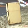 BẬT LỬA ZIPPO BRASS MẠ VÀNG CHẶT GÓC ĐỜI VII NĂM 1991 ZL149