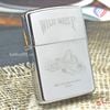 BẬT LỬA ZIPPO CHROME BÓNG CHỦ ĐỀ WILD WEST MŨ DÂY CAO BỒI ĐỜI VIII NĂM 1992 ZL14