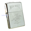 BẬT LỬA ZIPPO CHROME BÓNG CHỦ ĐỀ WILD WEST CAO BỒI CƯỠI NGỰA ĐỜI XI NĂM 1995 ZL15