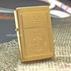 BẬT LỬA ZIPPO MẠ VÀNG  LIMITTED 1000 CHIẾC TOÀN THẾ GIỚI ĐỜI IV NĂM 1988 ZL169