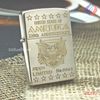 BẬT LỬA ZIPPO LIMITTED MẠ BẠC DEMI VÀNG CHỦ ĐỀ KỶ NIỆM 220 NĂM QUÂN SỰ HOA KỲ ĐỜI XI NĂM 1995 ZL170